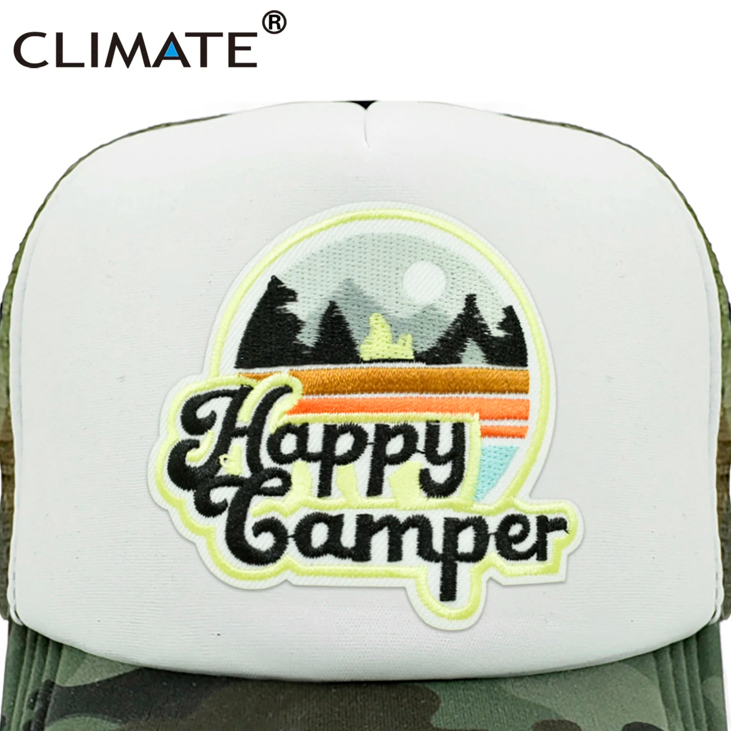 Gorra para acampar, senderismo, deportes al aire libre, gorra de malla fresca.