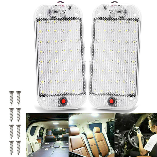 Luces de techo blancas, accesorios interiores para caravana, autocaravana, 12V, 24V.