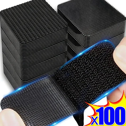 Velcro adhesivo de doble cara.